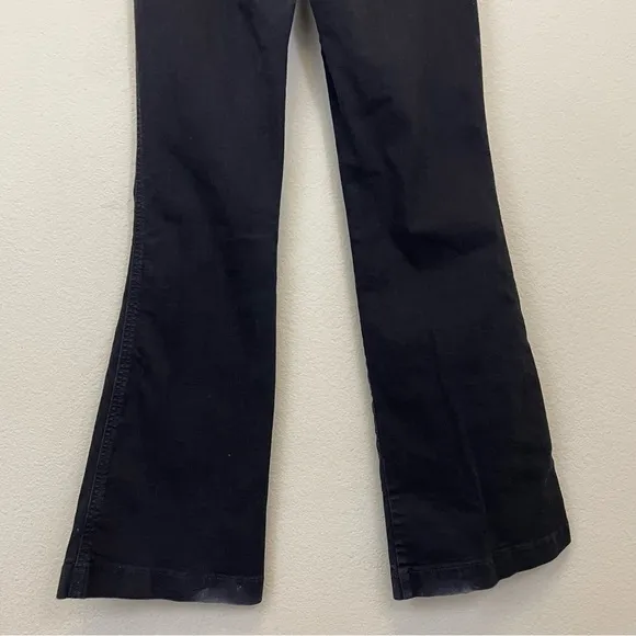 SPANX Black Flare Leg High Rise Shape Jeans Size M