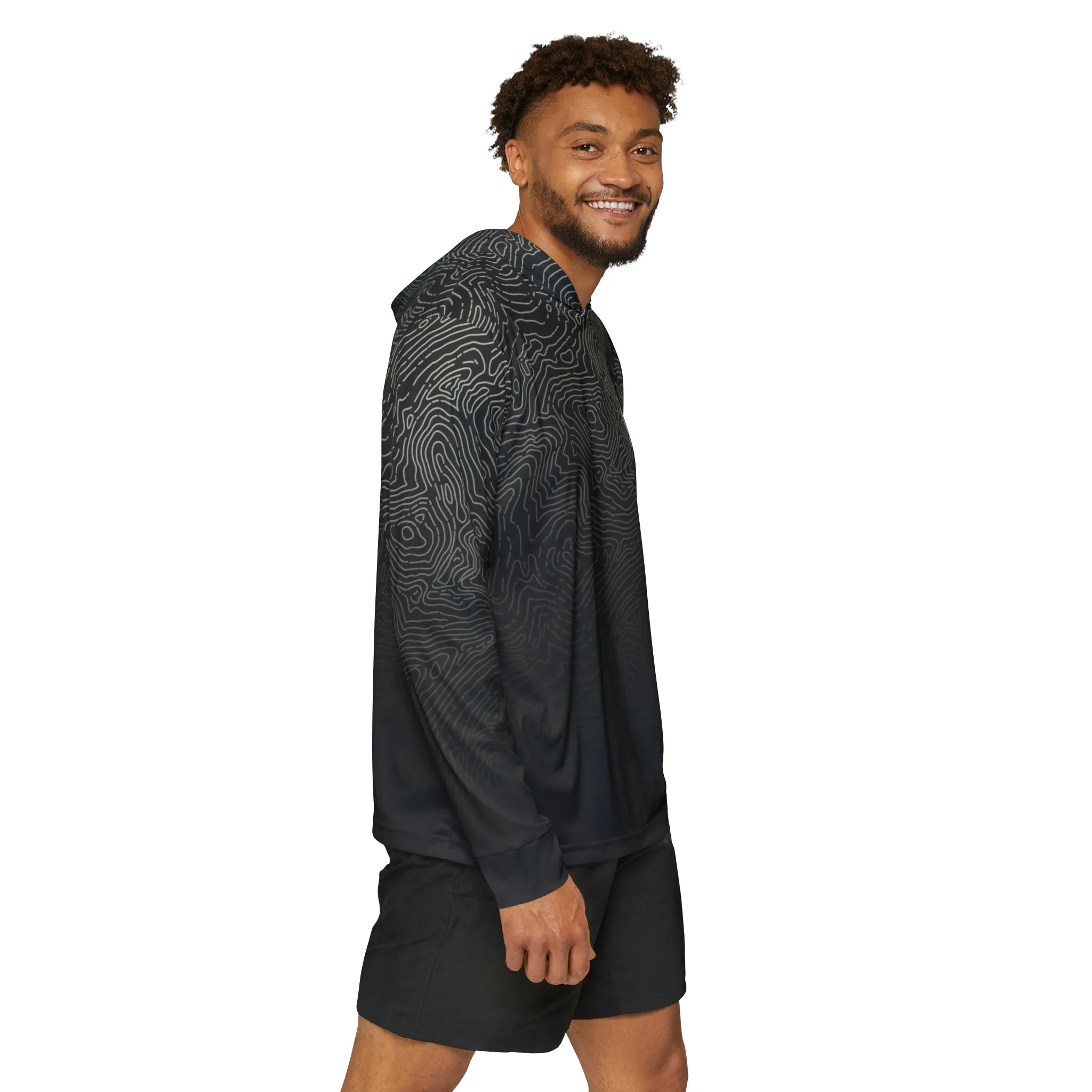 Spearfishing & Hunting UPF 50  Sun Hoodie - Dark Topo