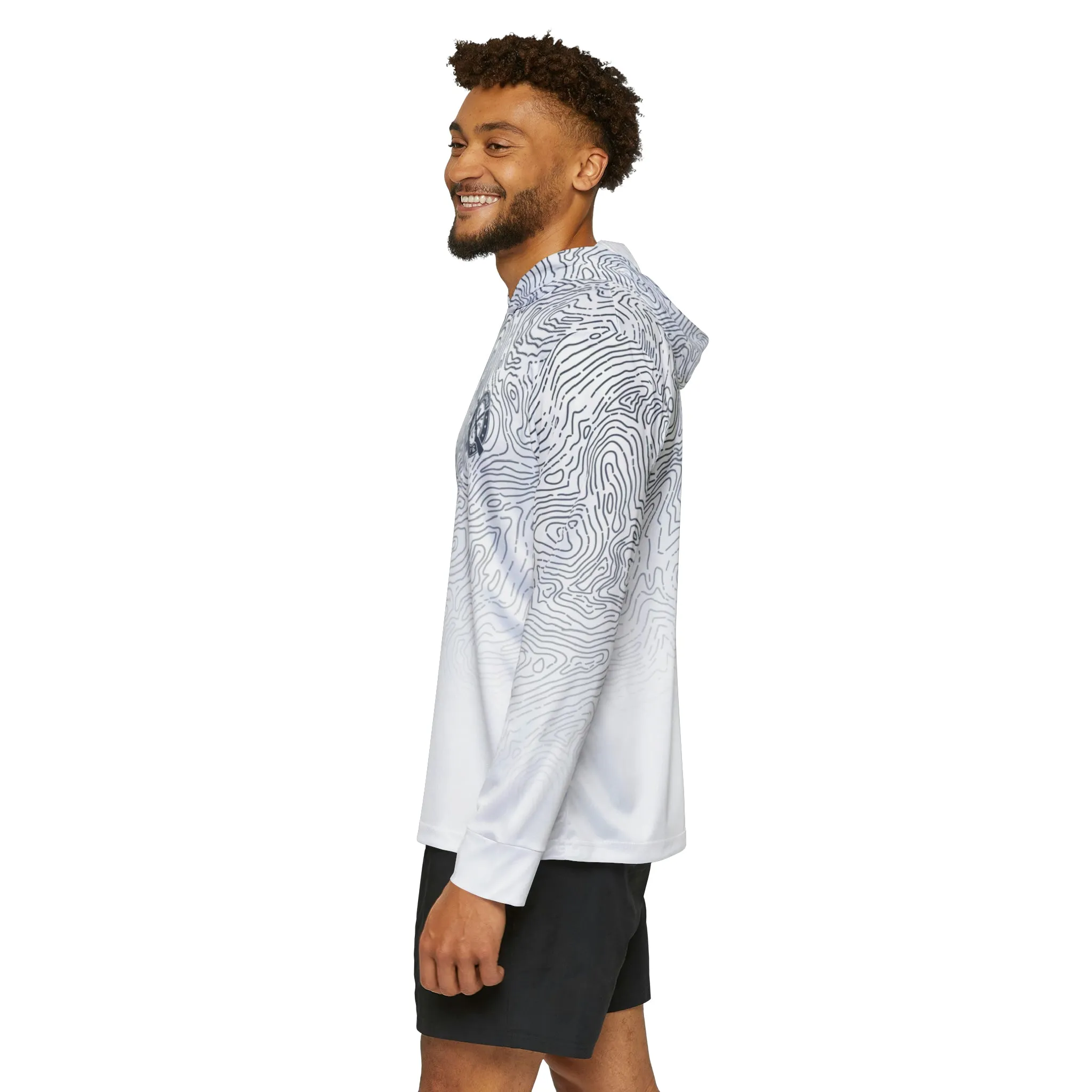 Spearfishing & Hunting UPF 50  Sun Hoodie - Light Topo