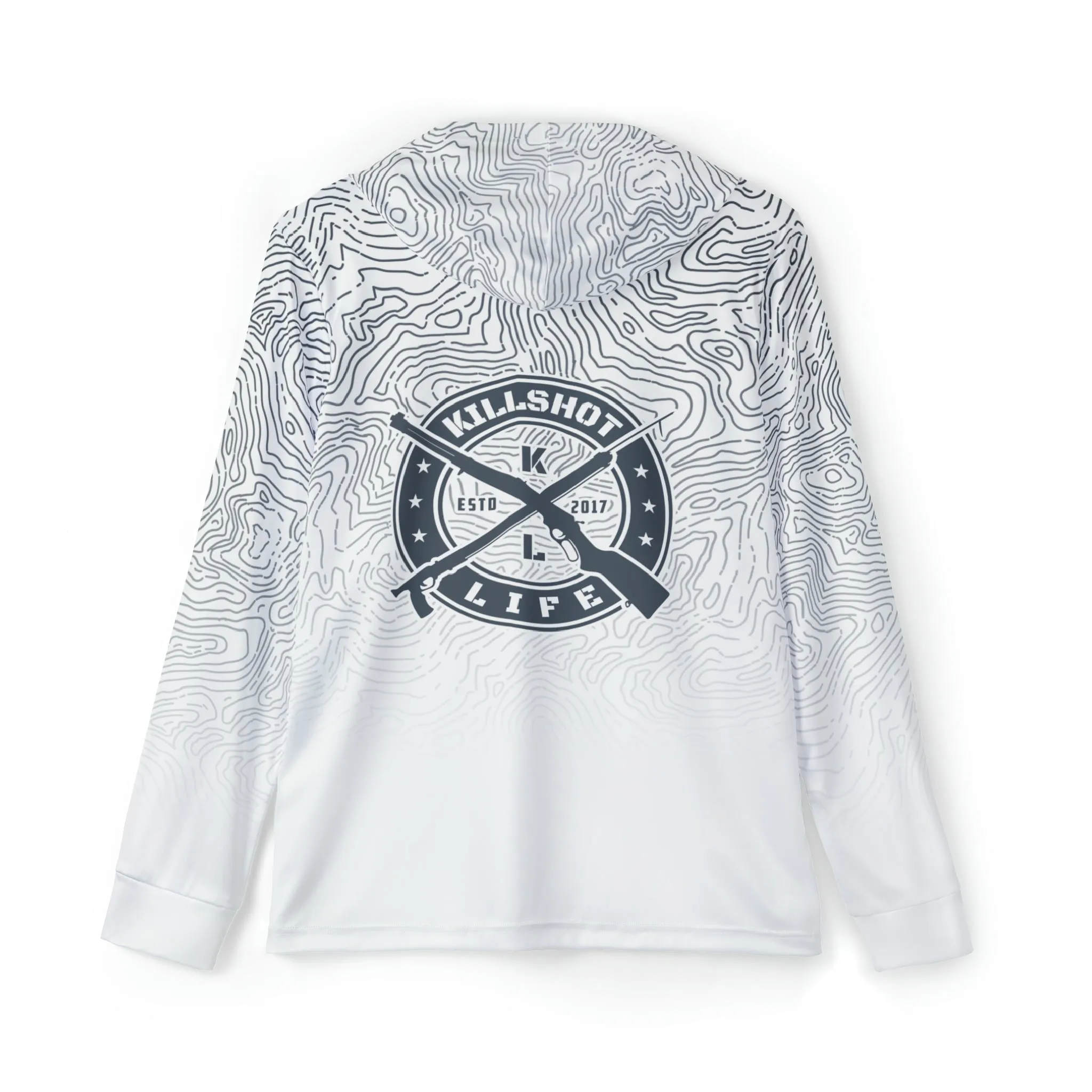 Spearfishing & Hunting UPF 50  Sun Hoodie - Light Topo