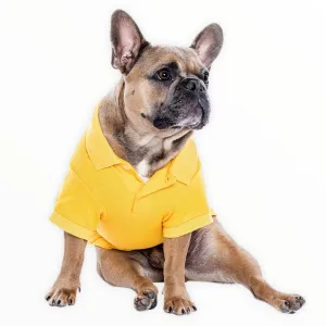 sport polo tee - yellow