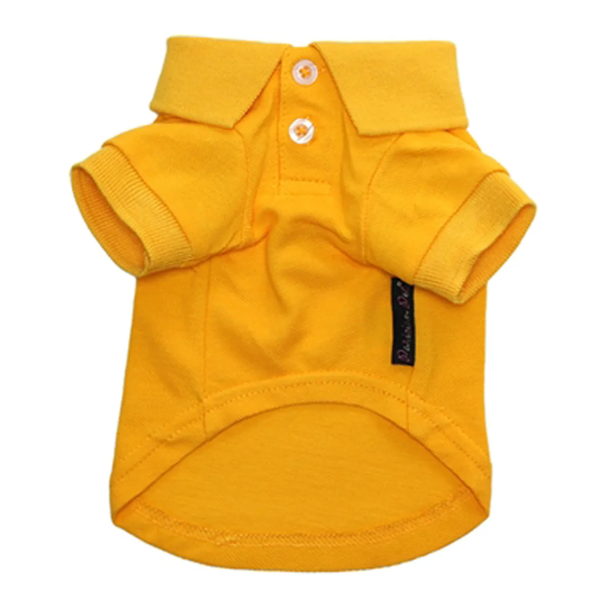 sport polo tee - yellow