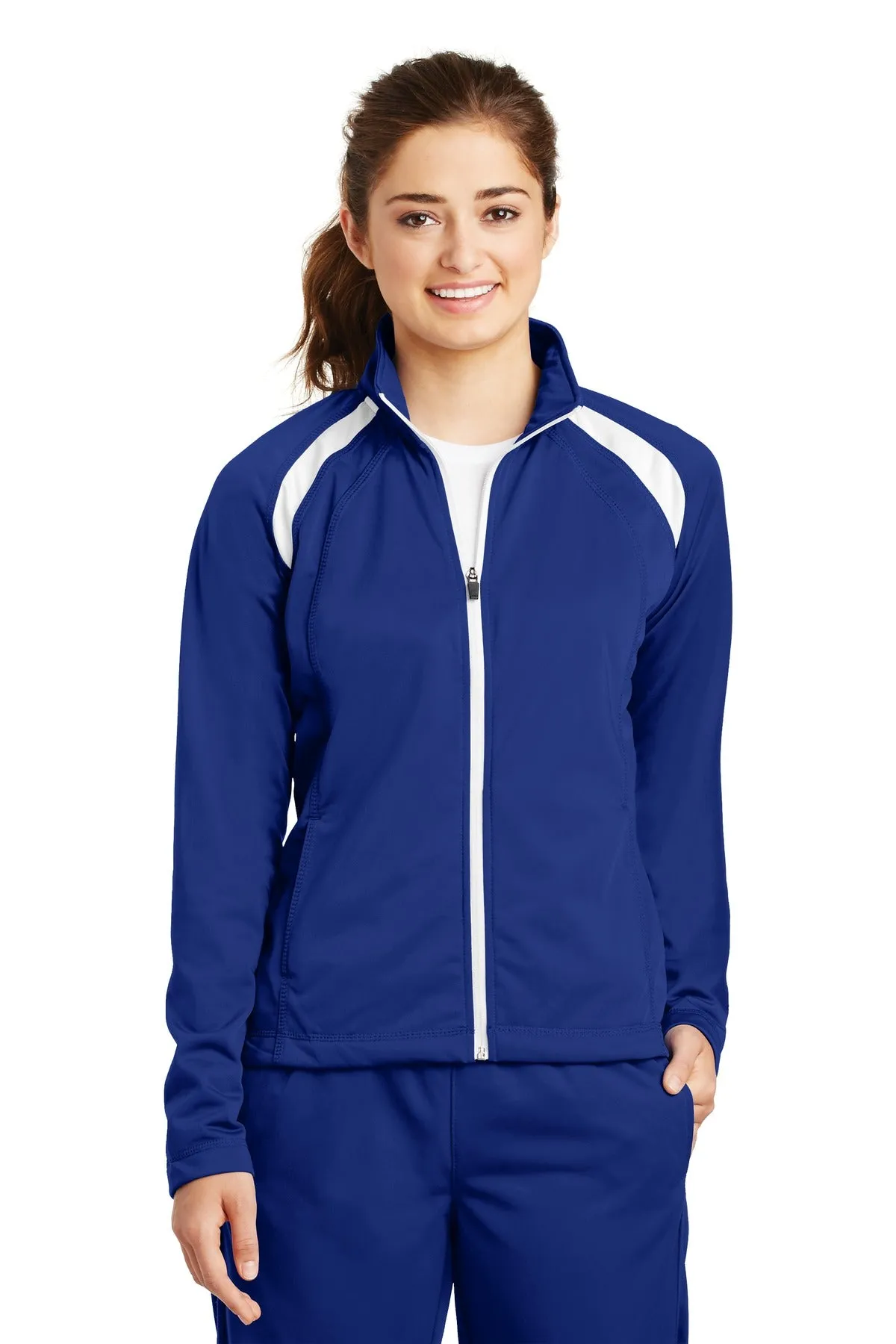 Sport-Tek¨ Ladies Tricot Track Jacket. LST90