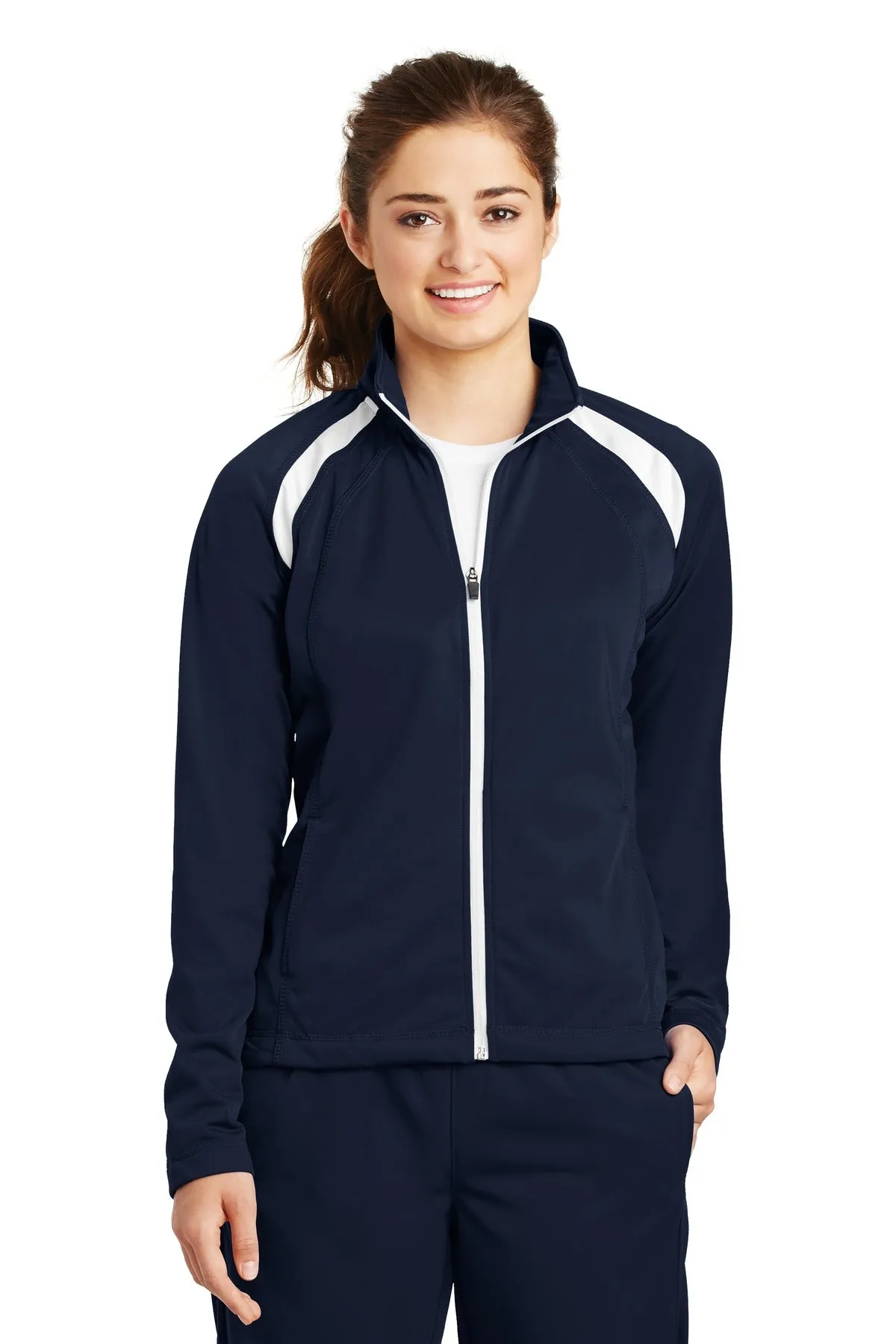 Sport-Tek¨ Ladies Tricot Track Jacket. LST90