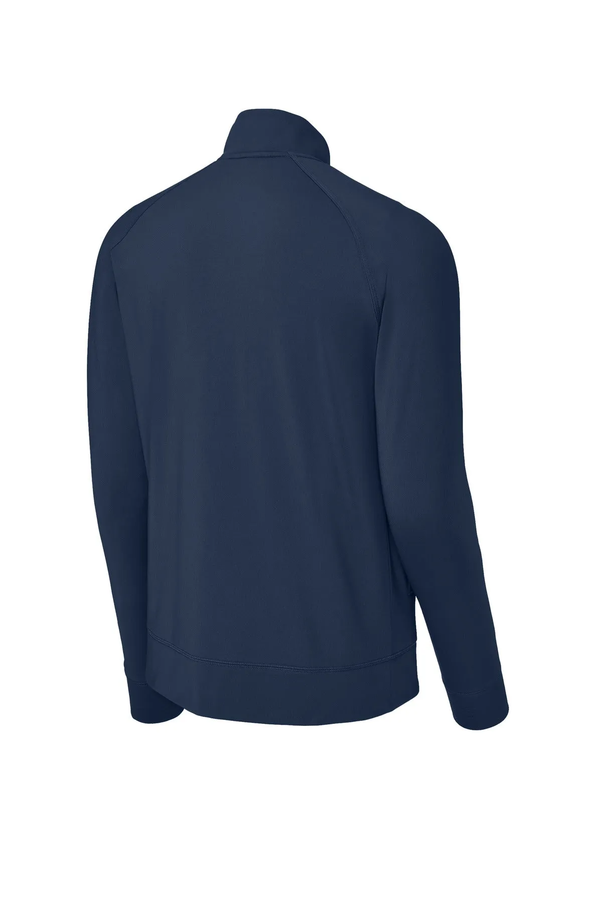 Sport-Tek Sport-Wick Stretch Full-Zip Cadet Jacket ST857 True Navy