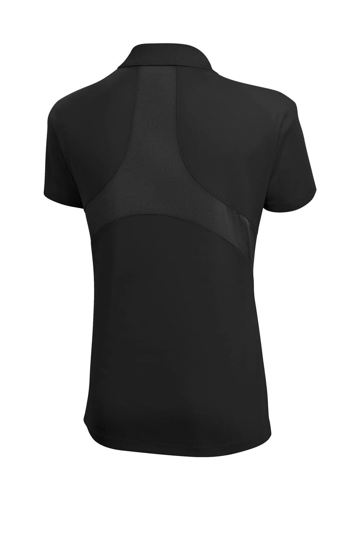 Sport-Tek Women's Dri-Mesh Pro Polo. L474 Black