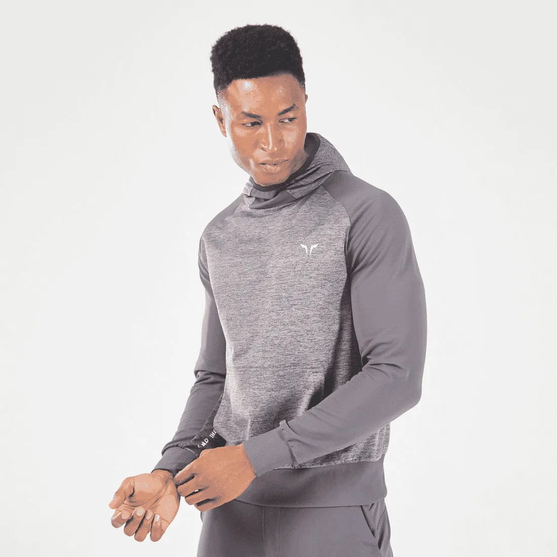SQUATWOLF STATEMENT RIBBED HOODIE