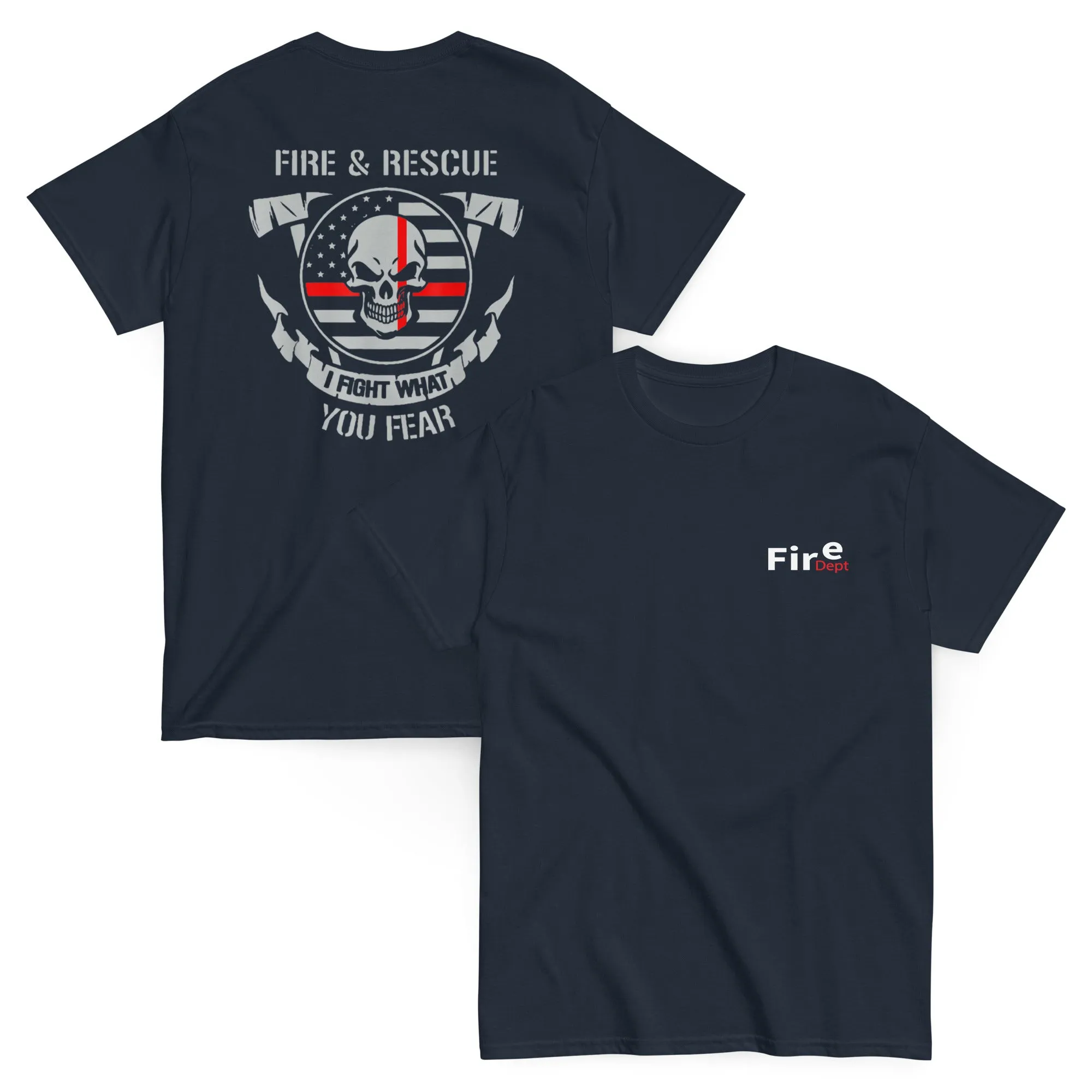 St Patrick's day Firefighter T Shirt I Fight What You Fear Shirt Fire Service Department Rescue T-Shirt