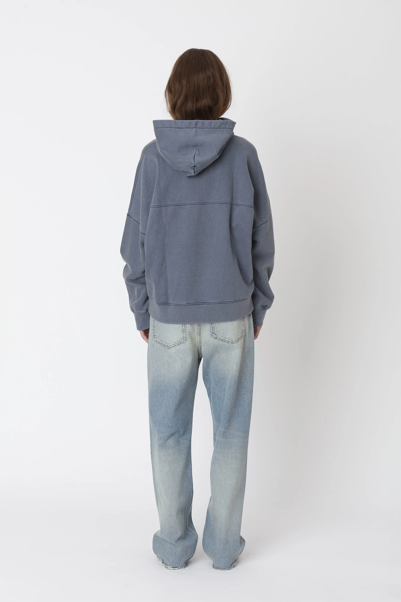 Staff Hood - Washed Dark Denim