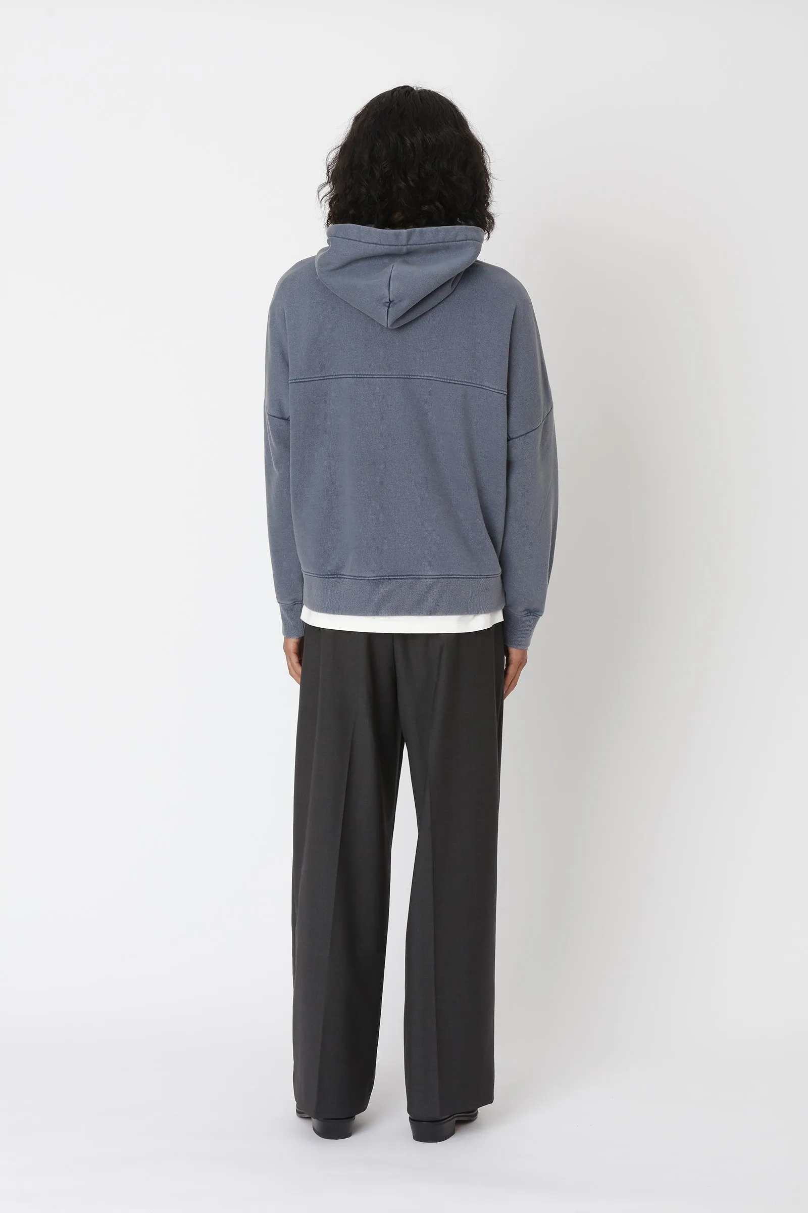 Staff Hood - Washed Dark Denim