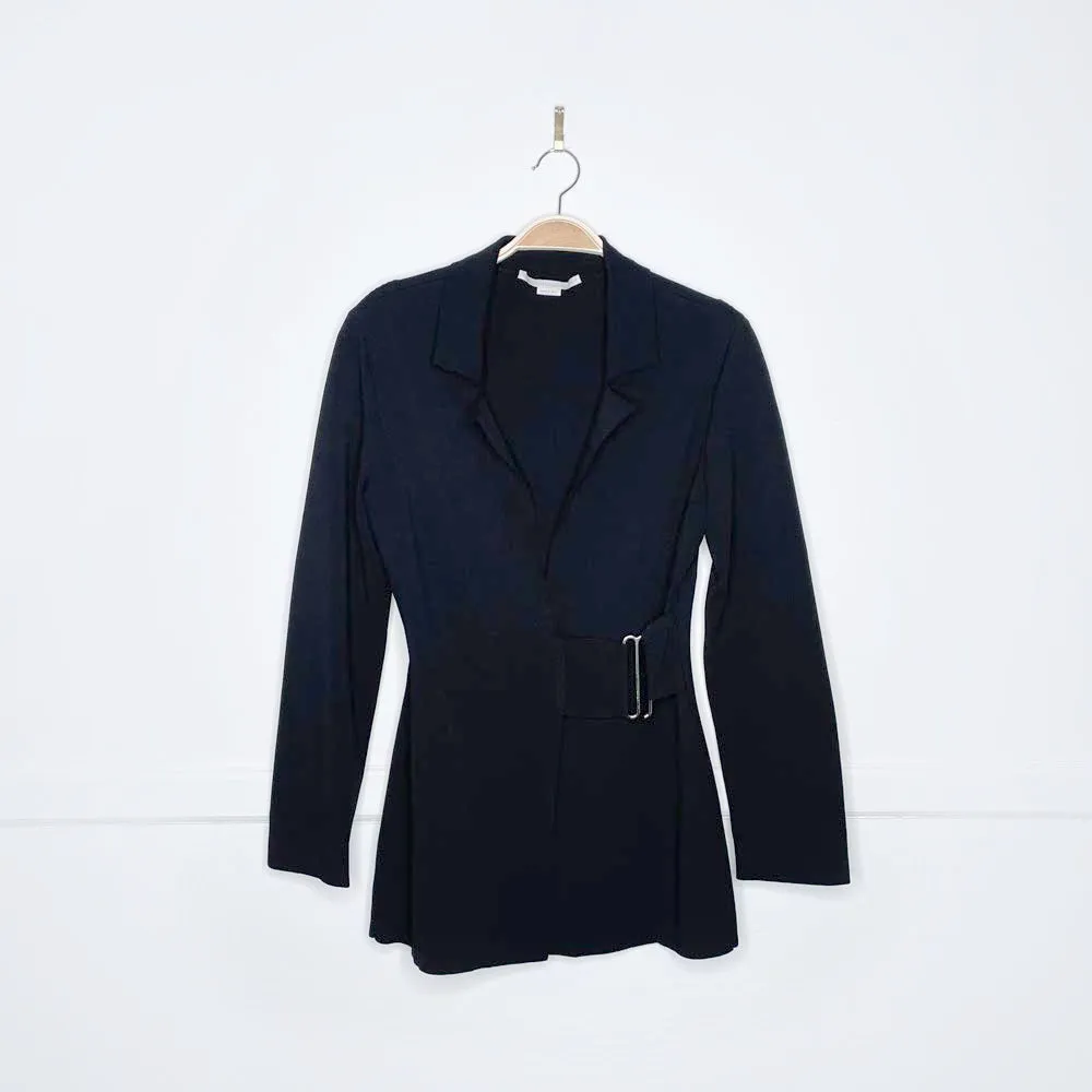 stella mccartney 2018 stretch knit wrap jacket