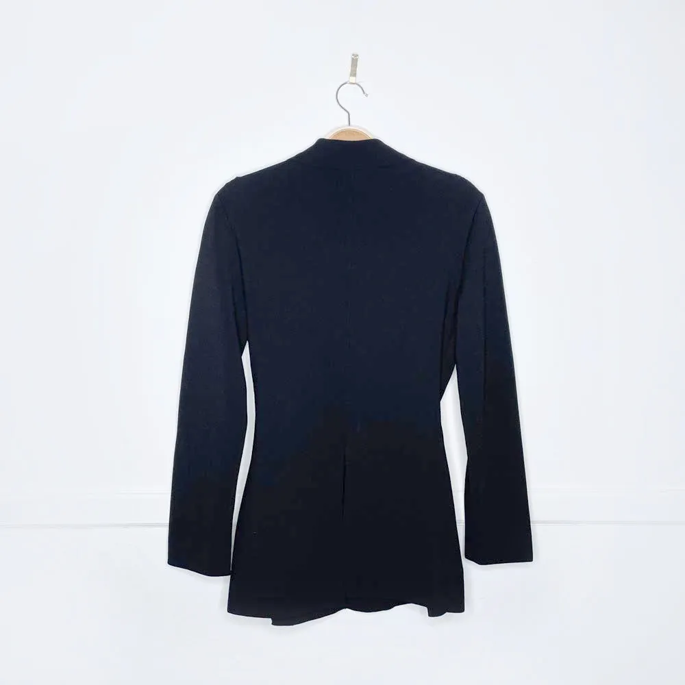 stella mccartney 2018 stretch knit wrap jacket