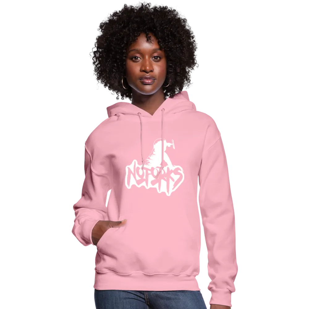 Stick a Hoodie in It – No Forks Women's Edition (White Logo)