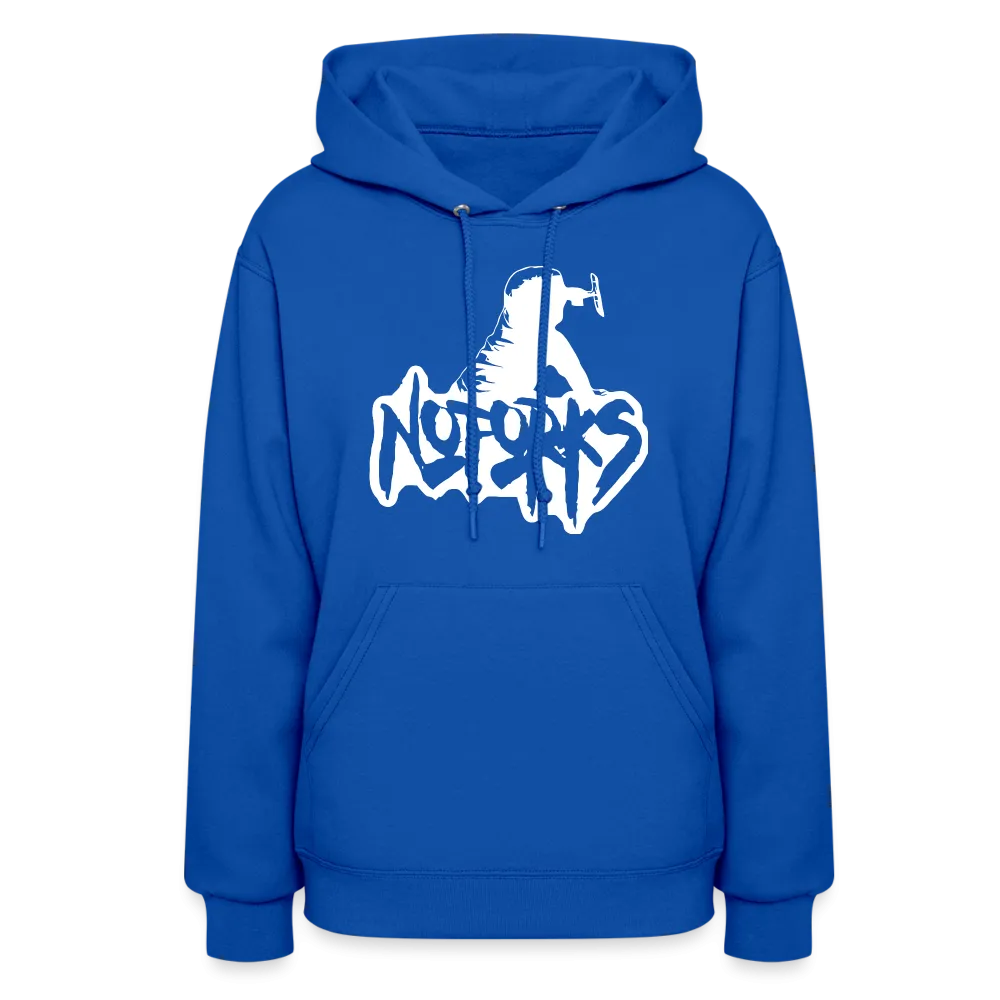 Stick a Hoodie in It – No Forks Women's Edition (White Logo)
