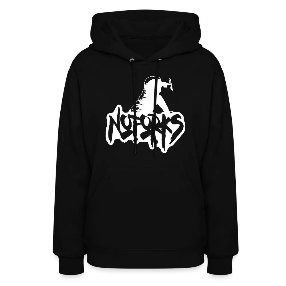 Stick a Hoodie in It – No Forks Women's Edition (White Logo)