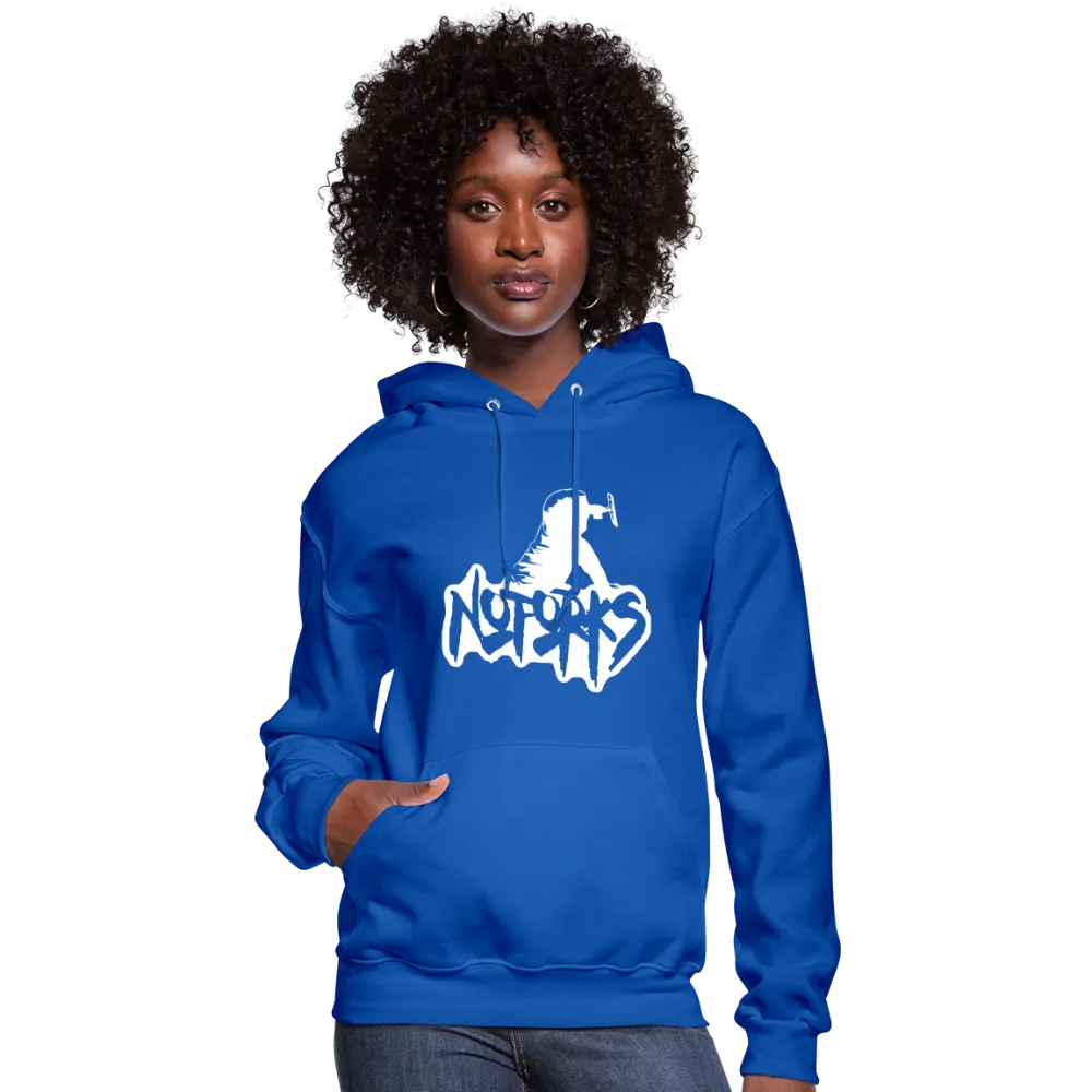 Stick a Hoodie in It – No Forks Women's Edition (White Logo)