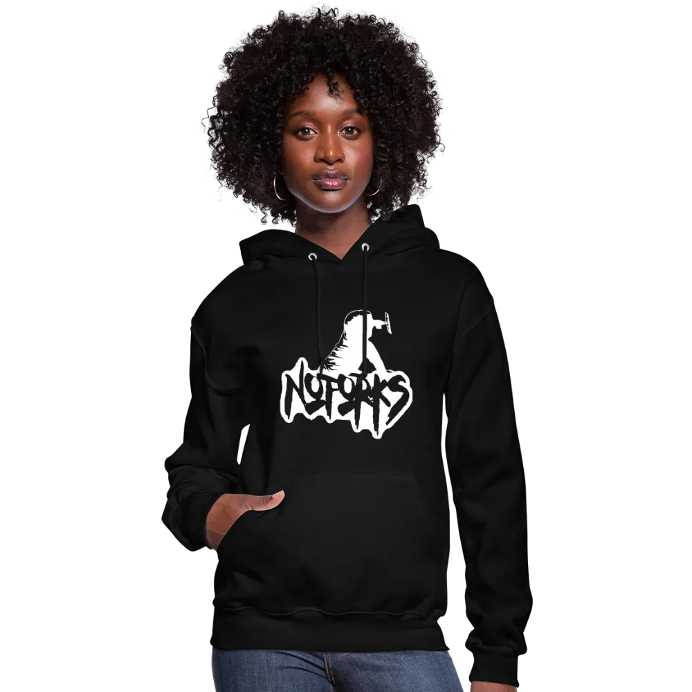 Stick a Hoodie in It – No Forks Women's Edition (White Logo)