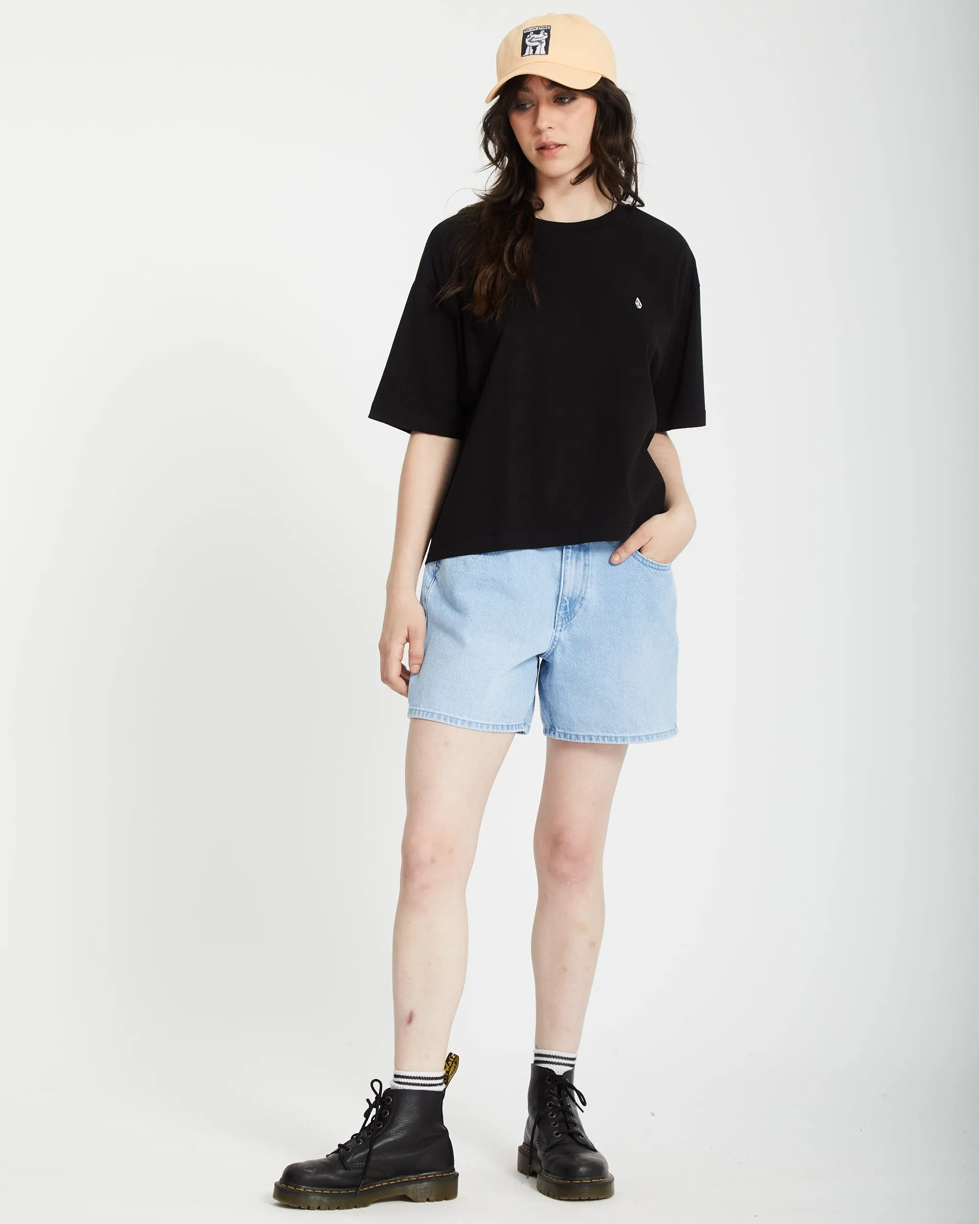 Stone Blanks Up T-shirt - BLACK
