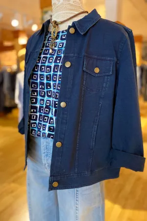 Stonewash Cotton Knits Jean Jacket