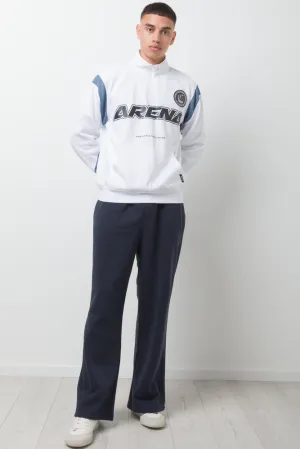 Straight Leg Trackpants Navy