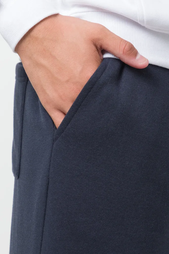 Straight Leg Trackpants Navy