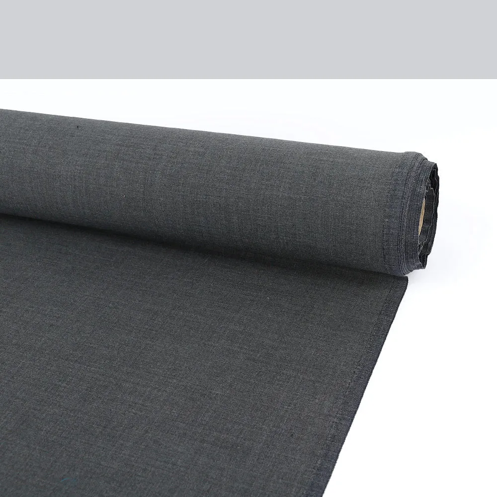 Stretch Poly / Wool Suiting - Gravel