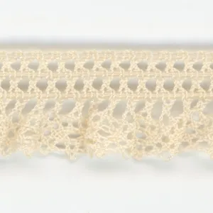 Stretch Torchon Lace #03 Beige