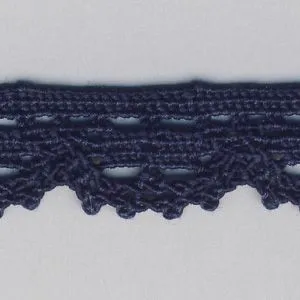 Stretch Torchon Lace #47 Night Blue