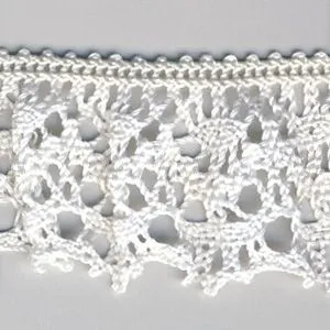 Stretch Torchon Lace #48 Silver
