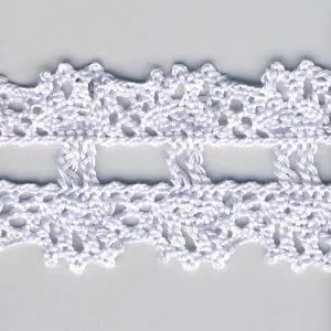 Stretch Torchon Lace #93 Silver Rose