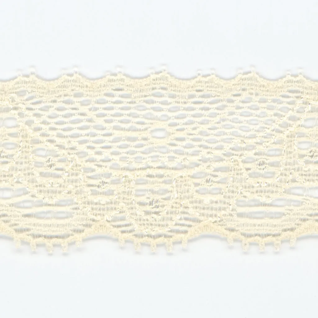 Stretch Trimming Lace #158 Milk