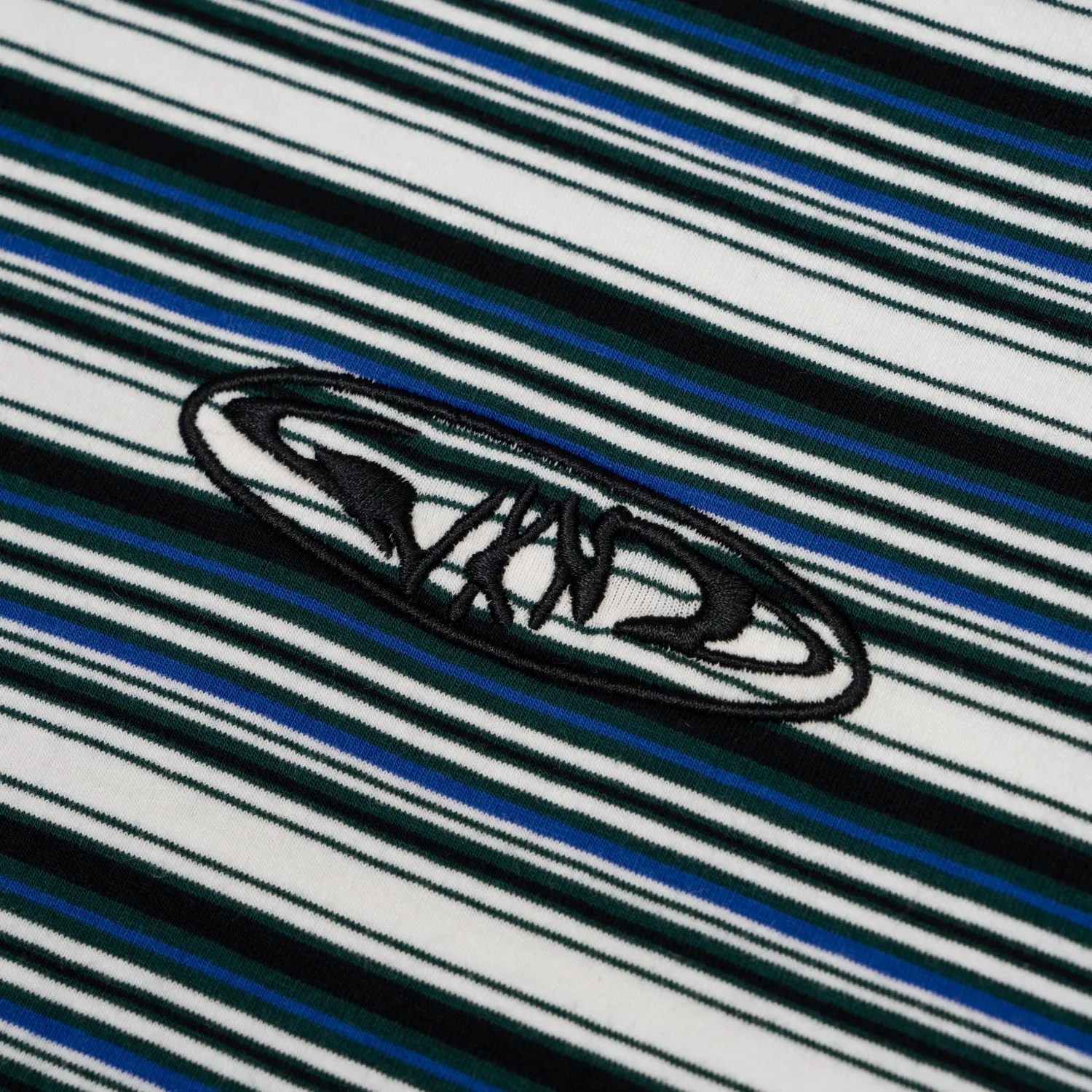 Stripe Raglan Long Sleeve Shirt - Green