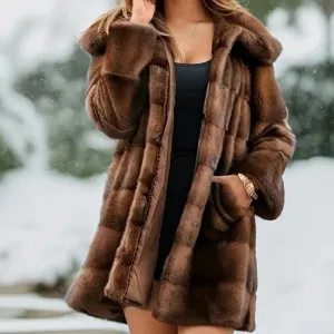 Stylish Jacinta Women's Hooded Coat