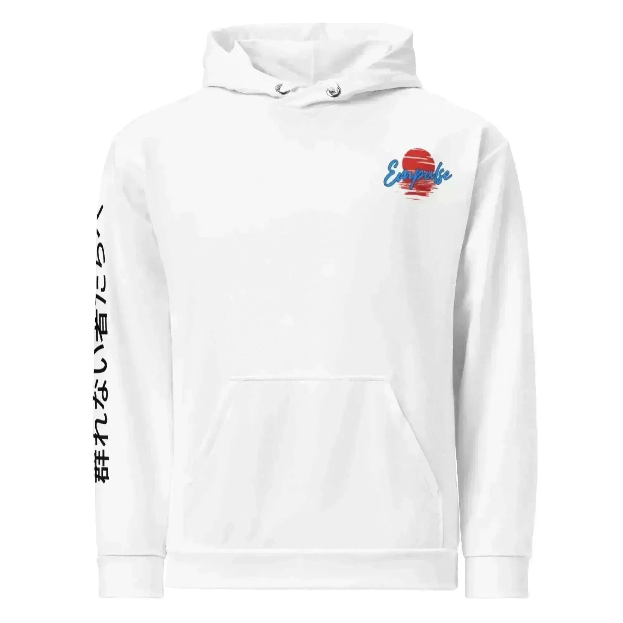 Sunset Print Fleece Hoodie