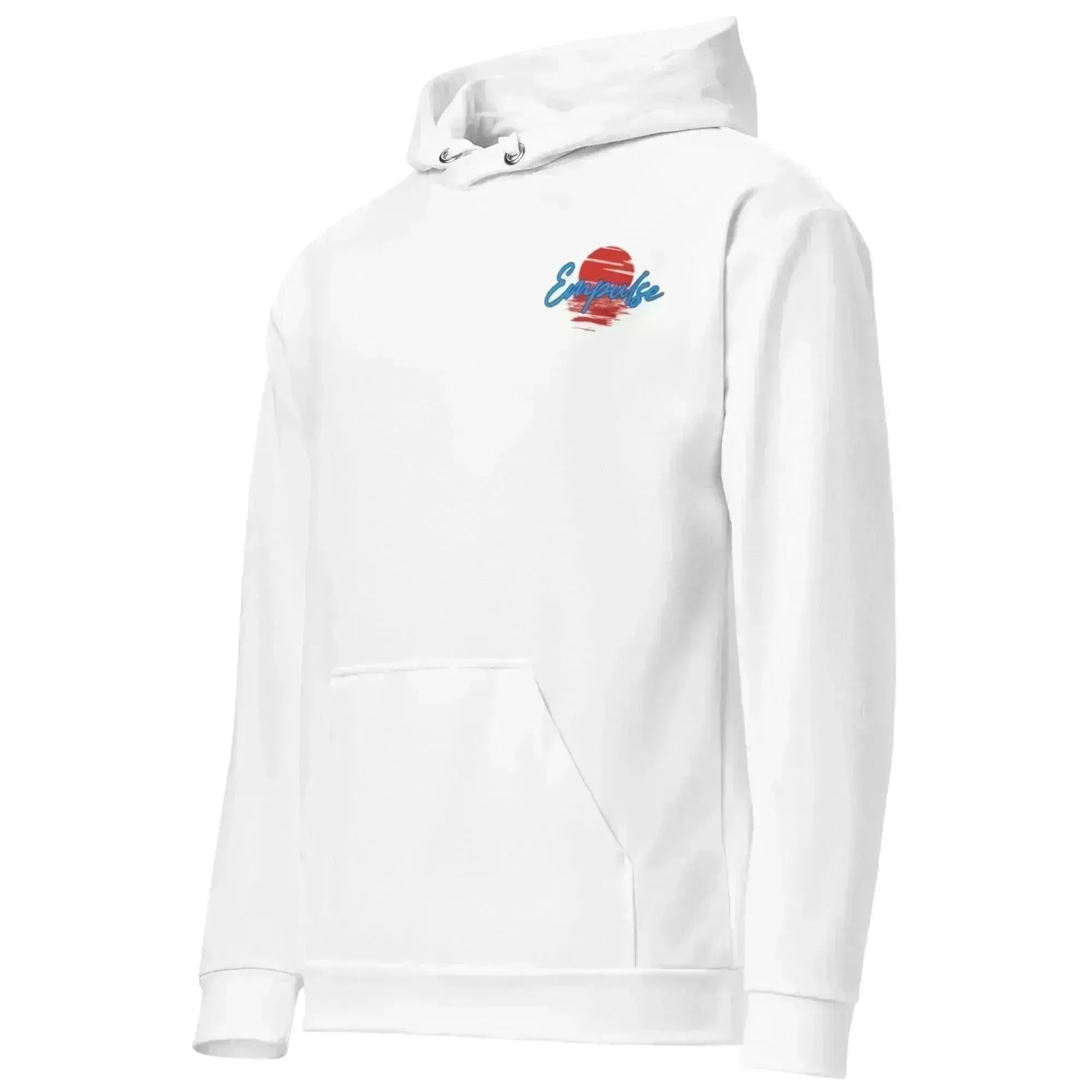 Sunset Print Fleece Hoodie