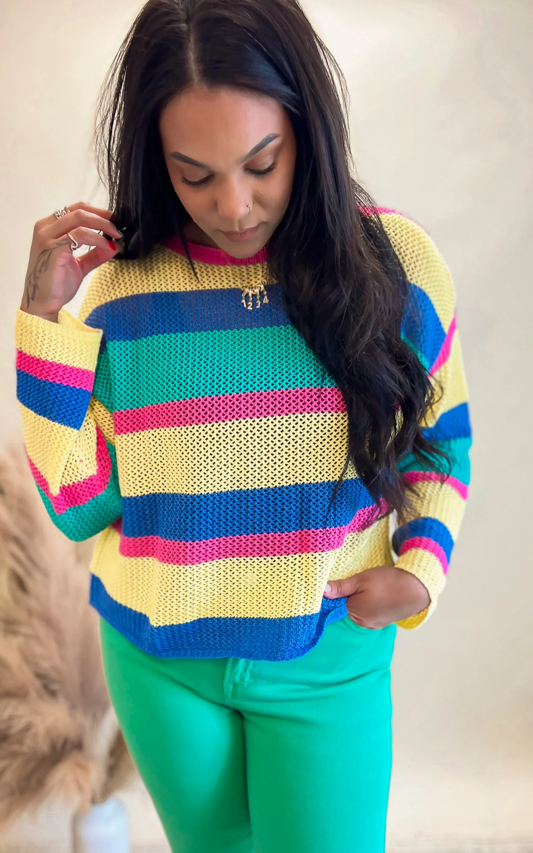 Sunset Threads Multicolor Pullover