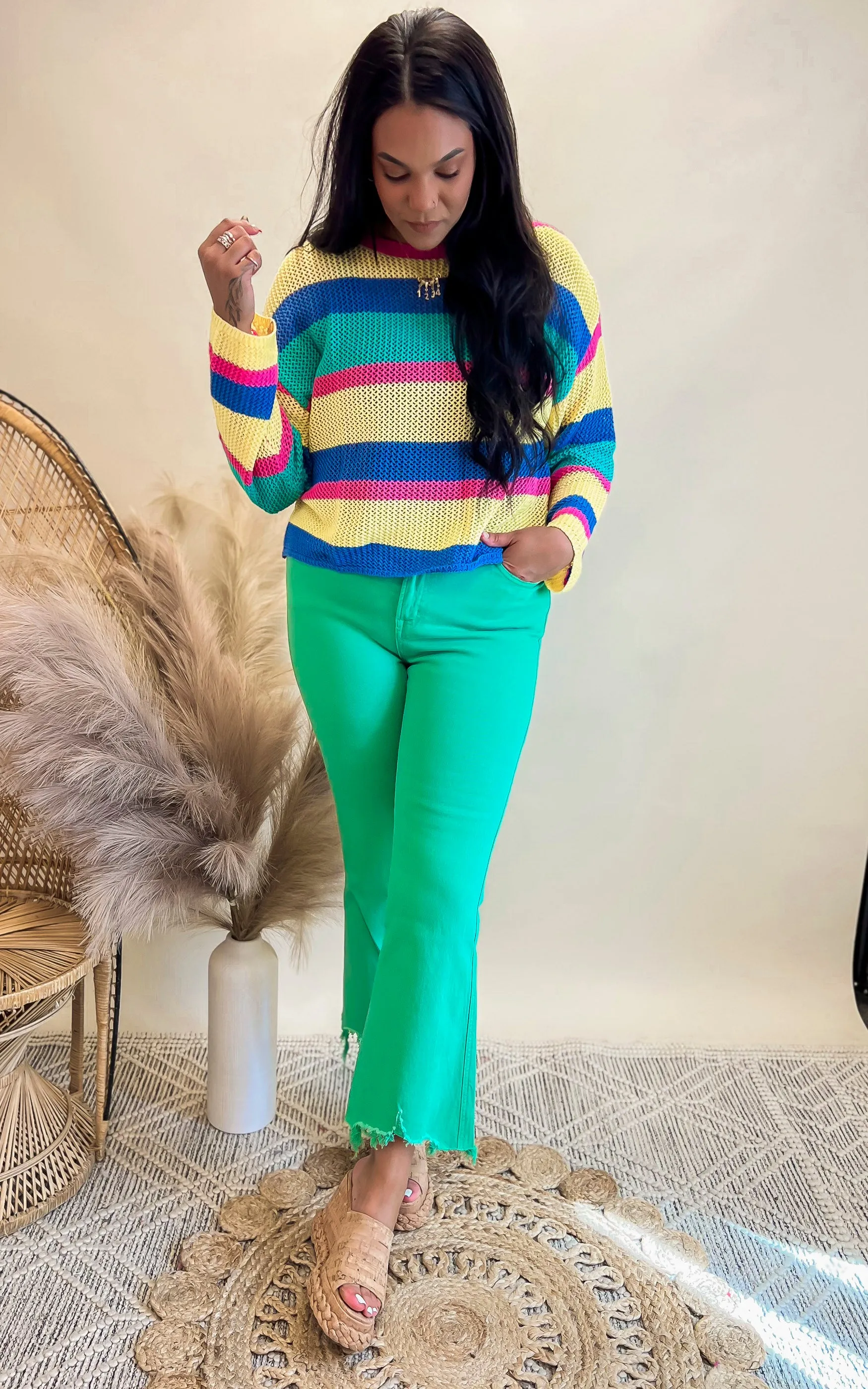 Sunset Threads Multicolor Pullover