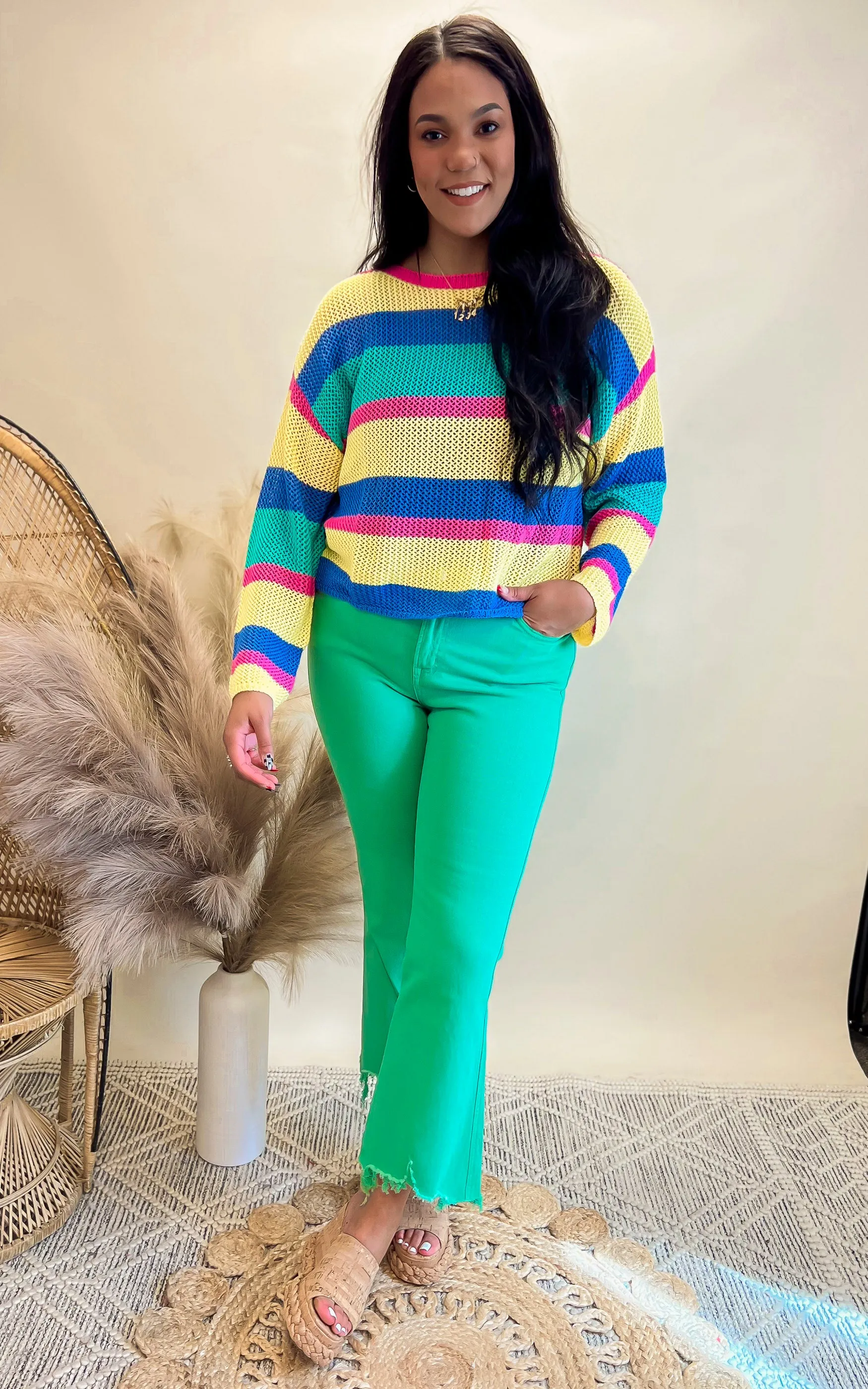 Sunset Threads Multicolor Pullover