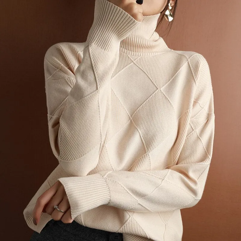 Sweater with comfortable collar