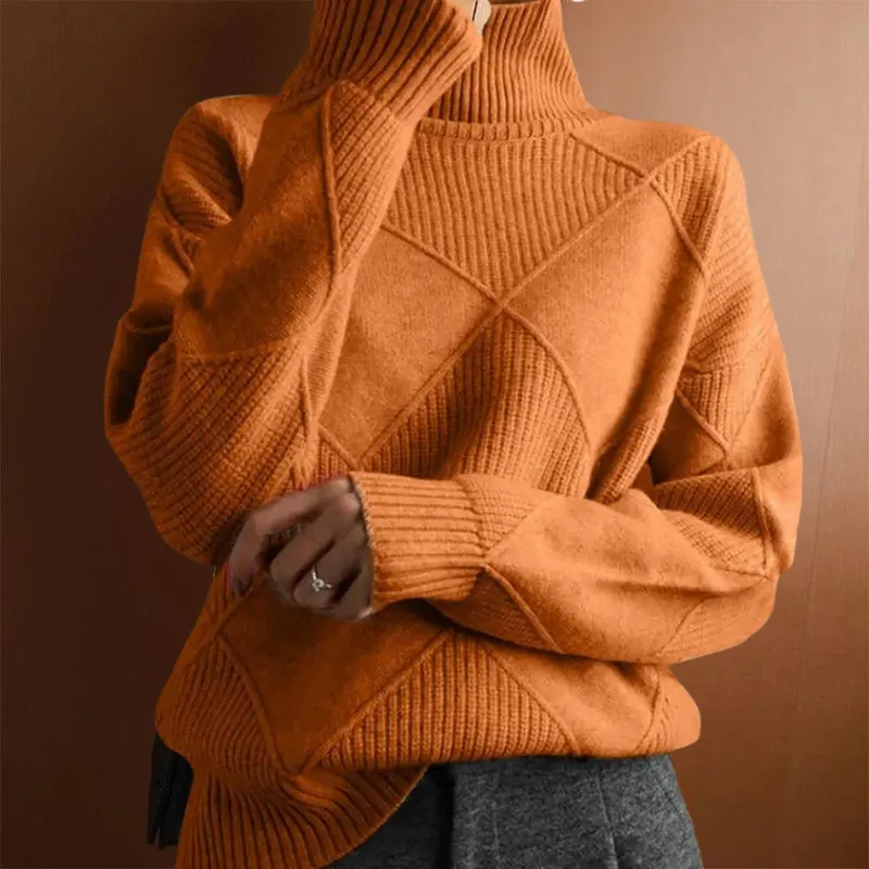 Sweater with comfortable collar