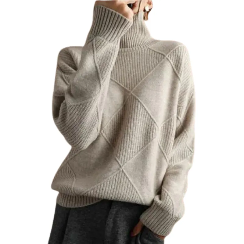 Sweater-with-warming-collar