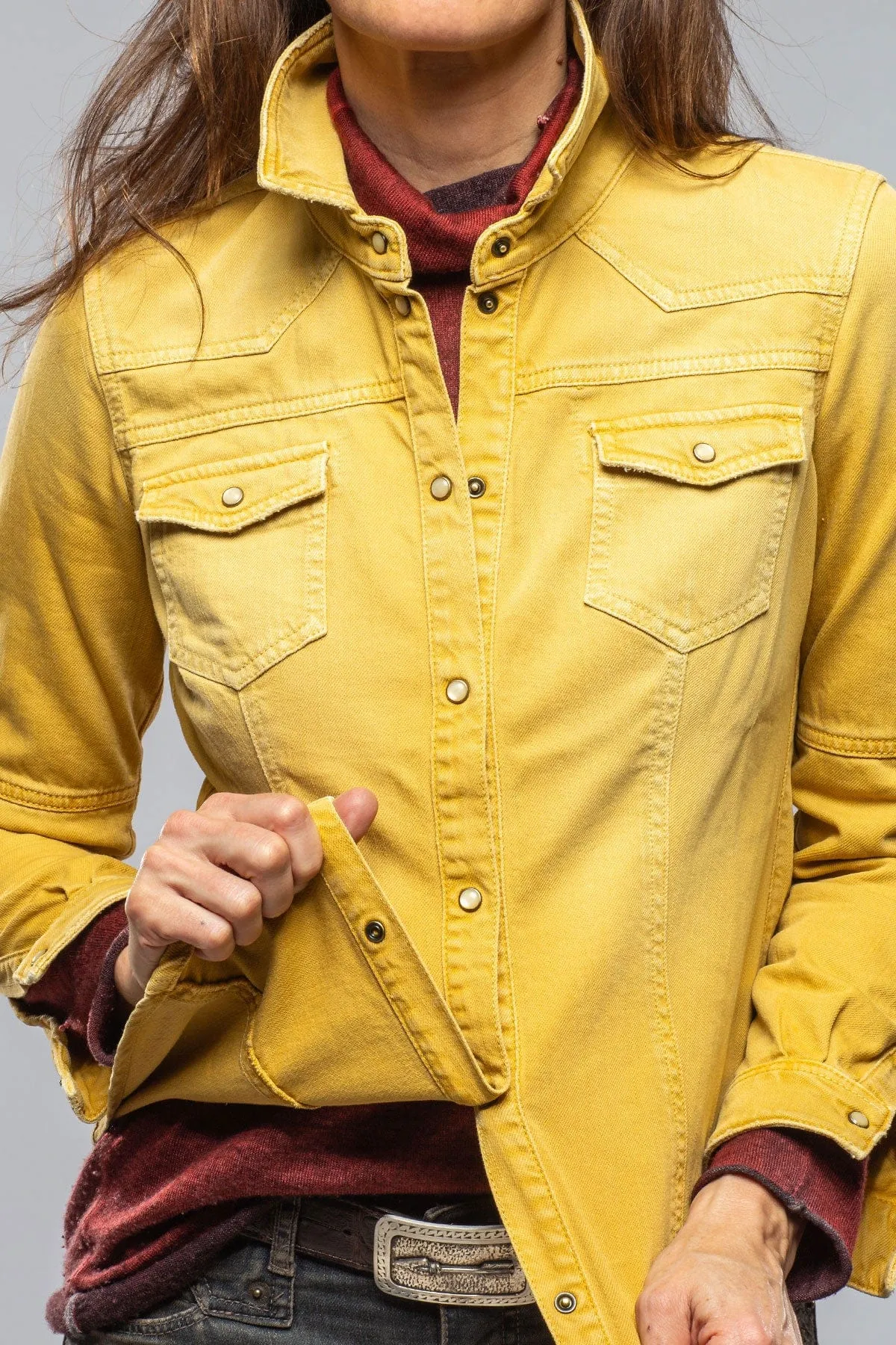 Sweetwater Denim Shirt In Curcuma