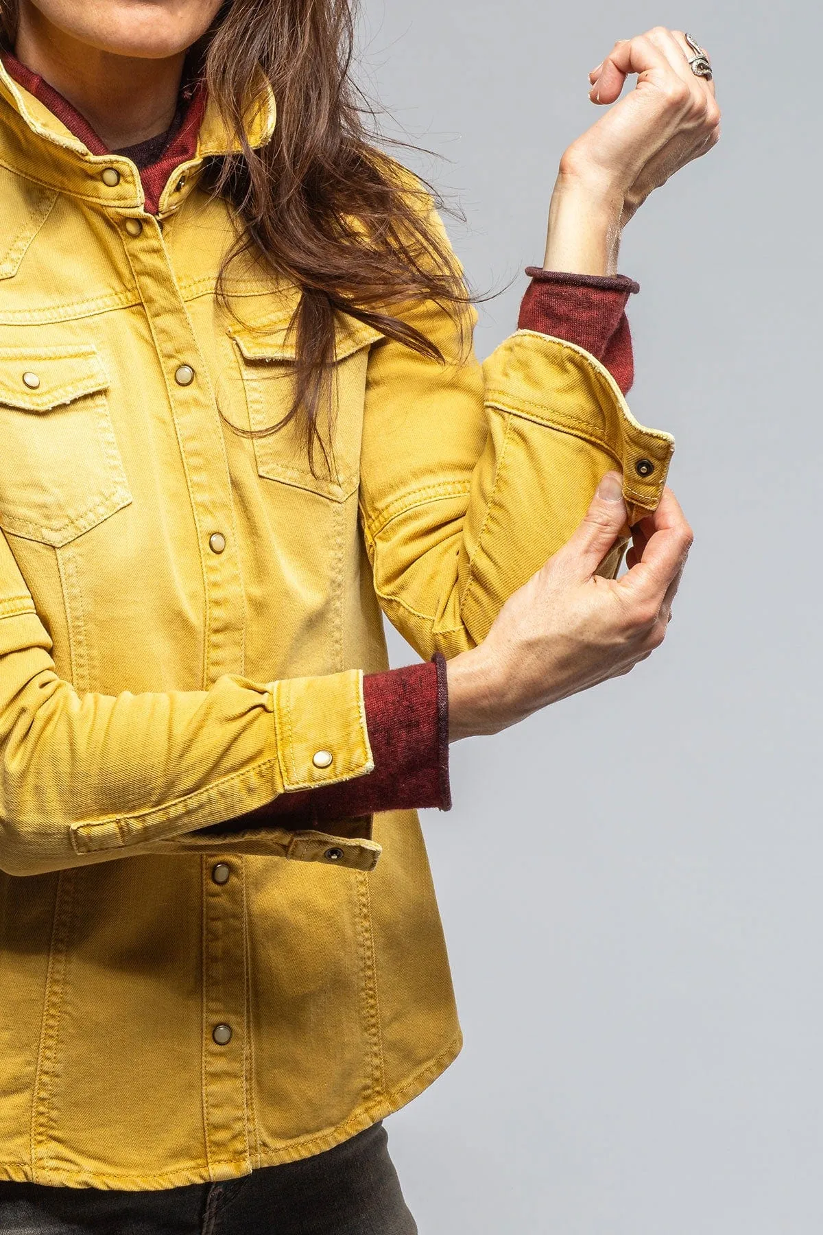 Sweetwater Denim Shirt In Curcuma