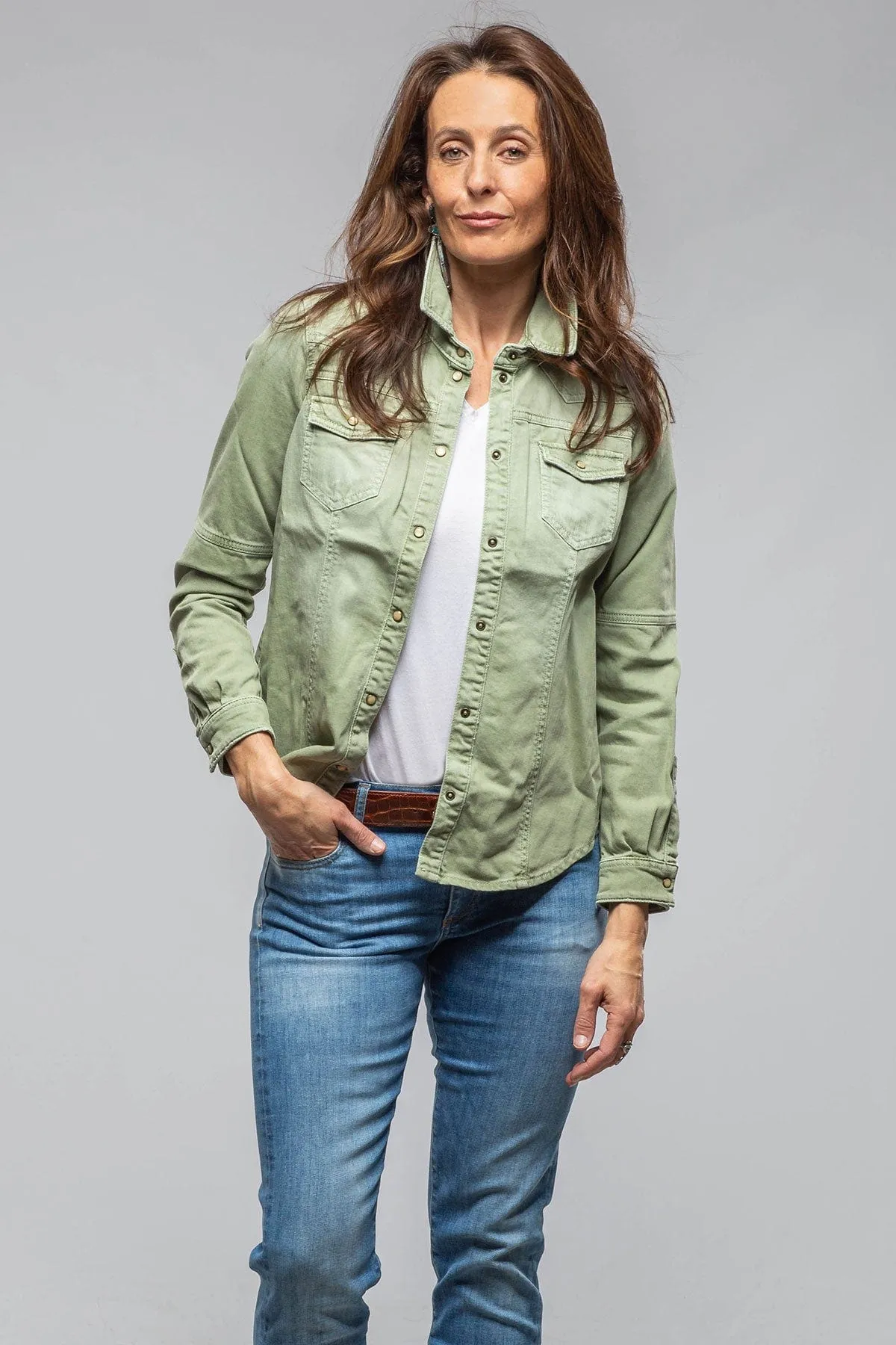 Sweetwater Denim Shirt In Menta