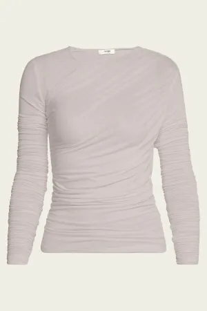 Tania Twist Tee in Dolphin
