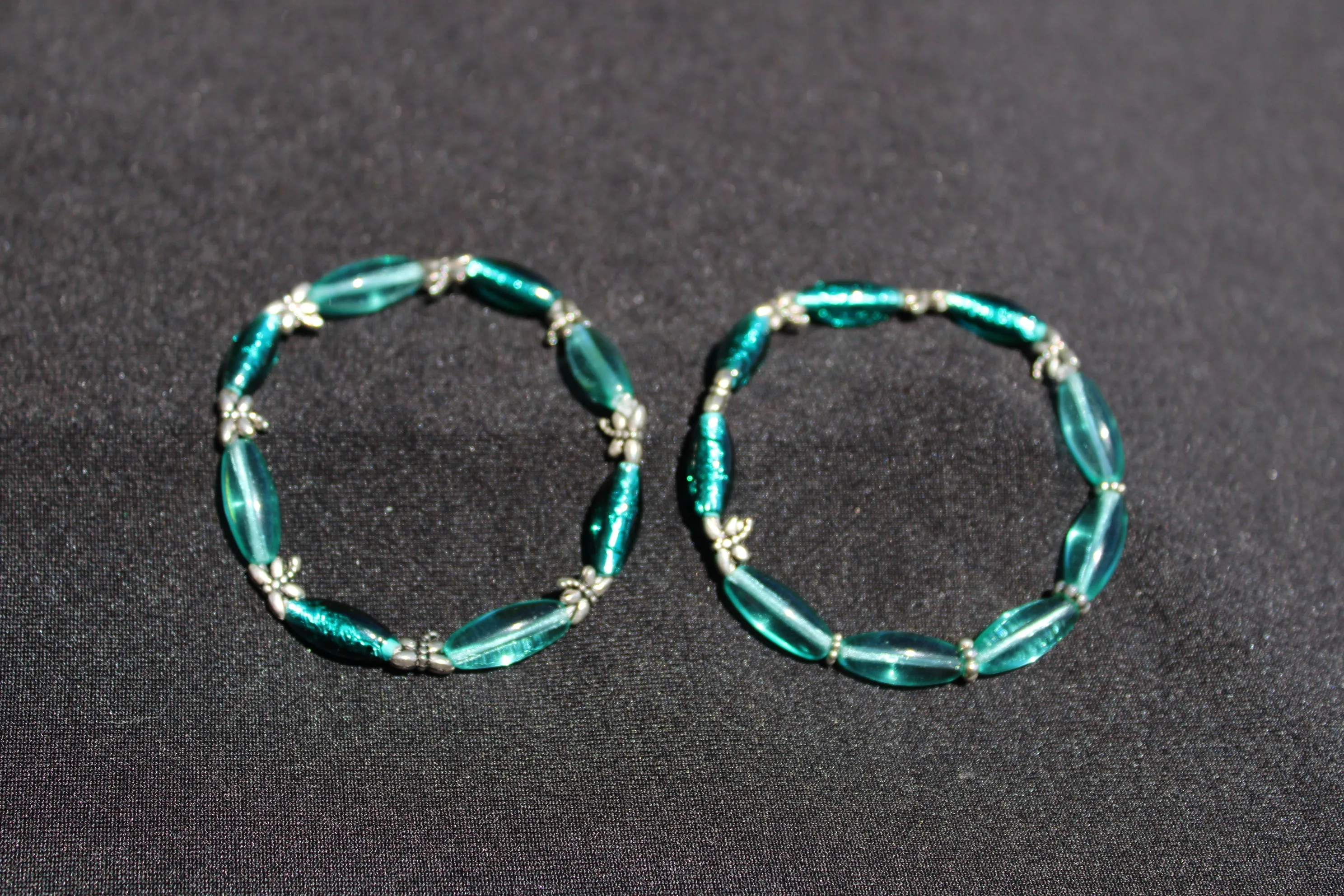 Teal & Dragonfly Bracelet