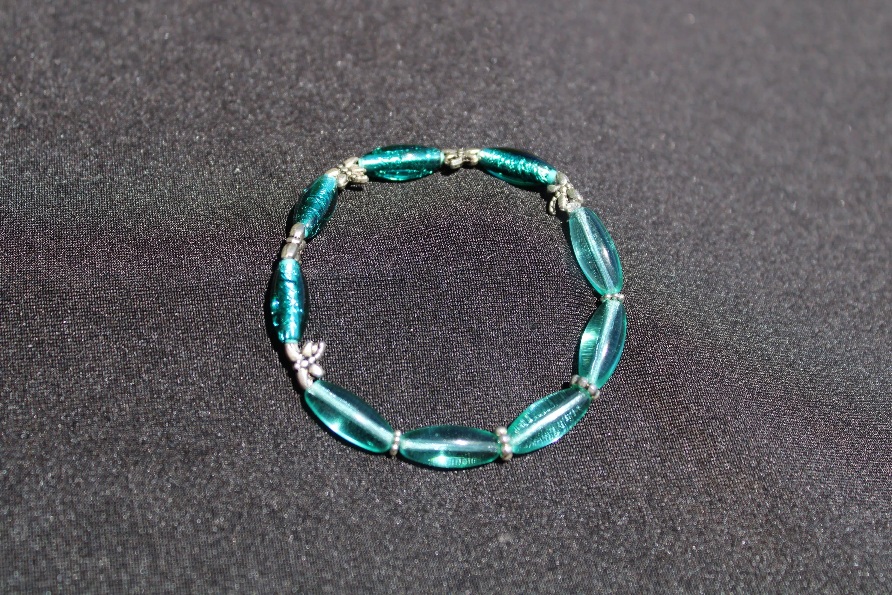 Teal & Dragonfly Bracelet