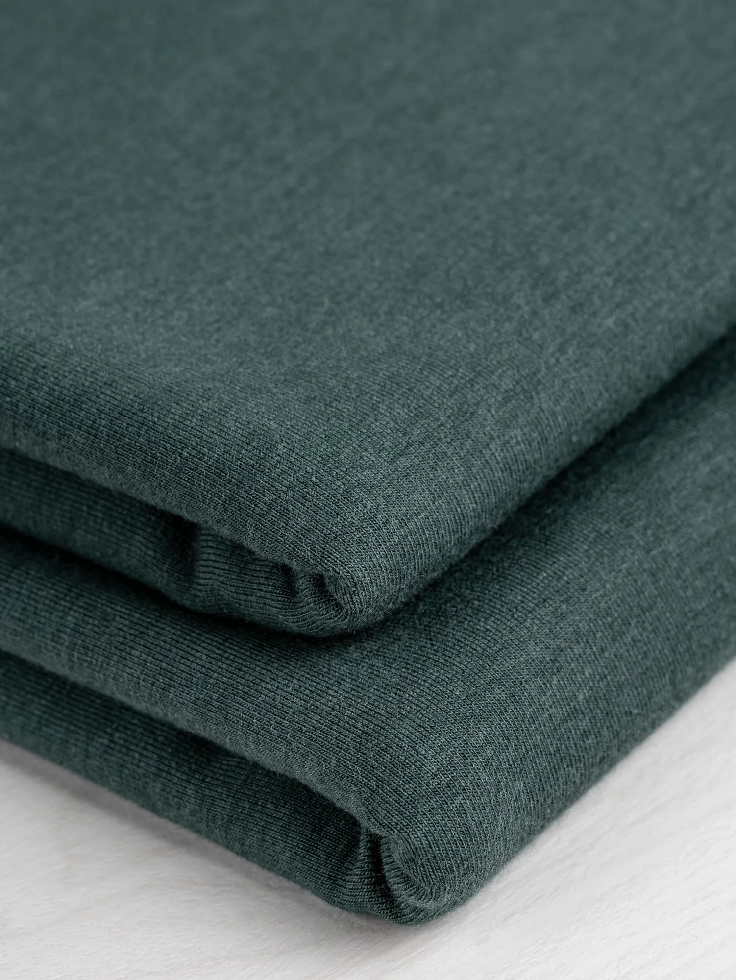 Tencel Lyocell Organic Cotton Stretch French Terry - Cypress