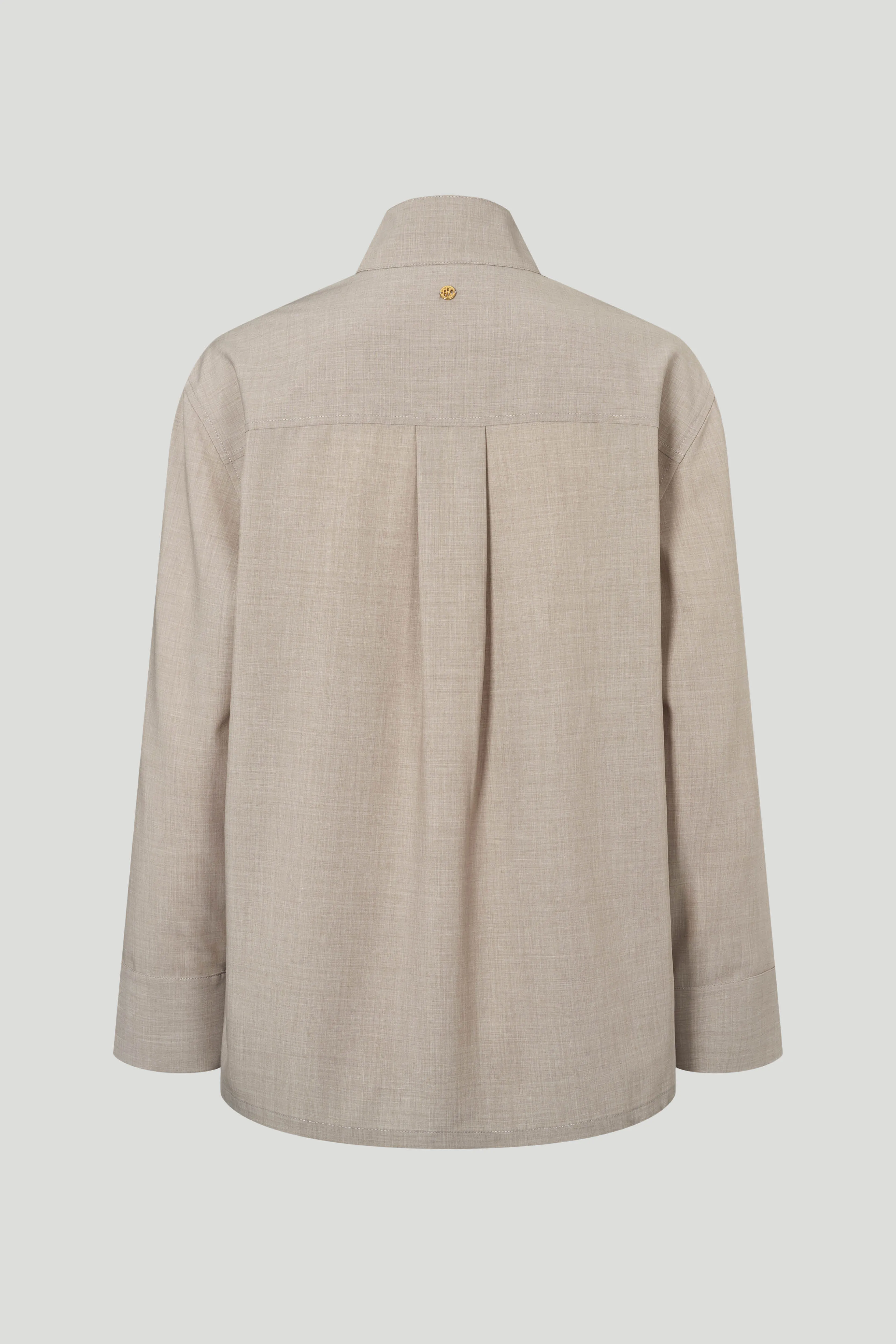 Tenika bluse - Beige melange