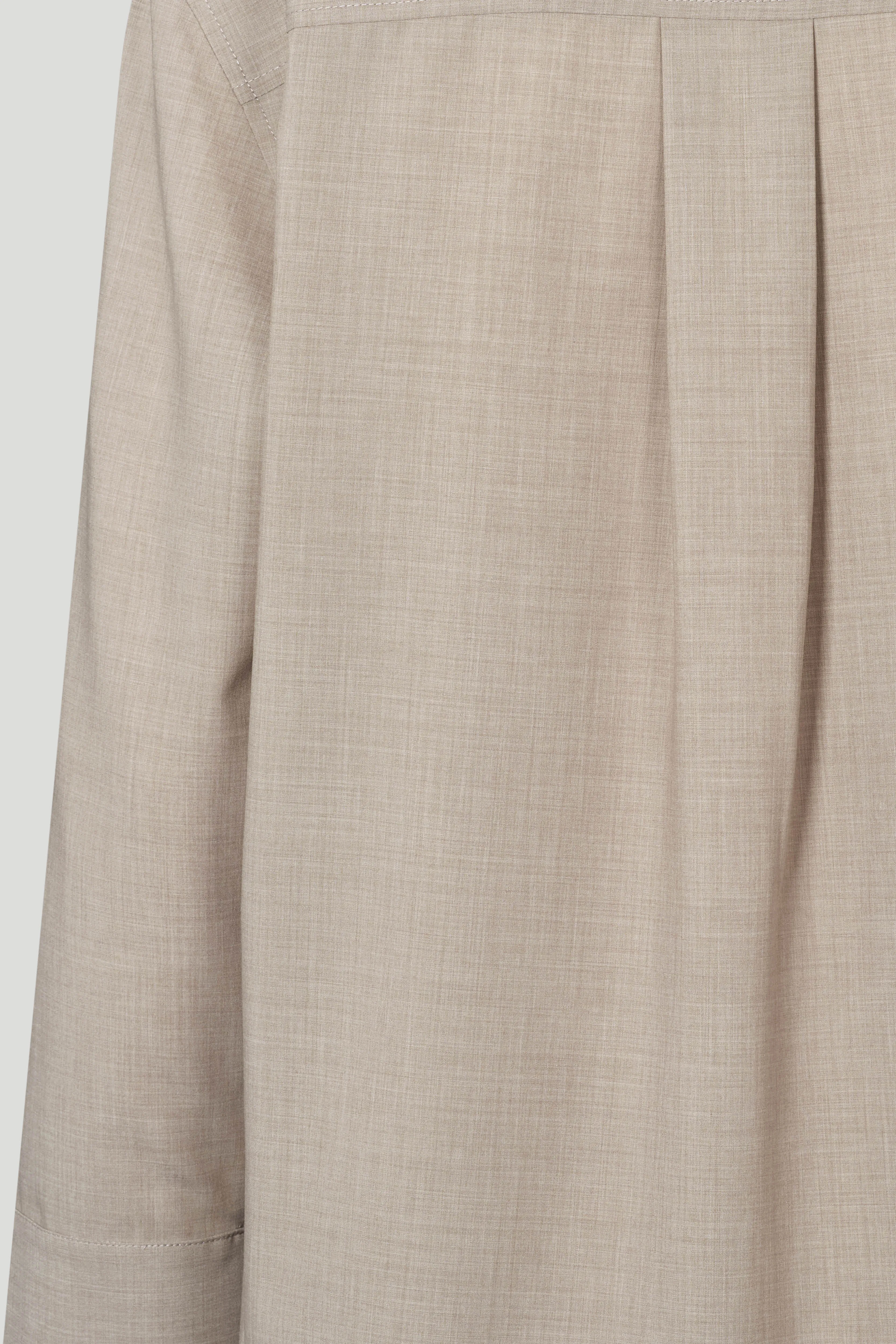 Tenika bluse - Beige melange